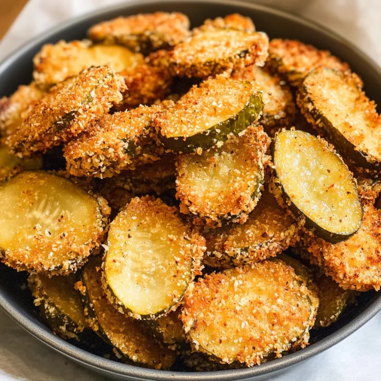 Air Fryer Keto Fried Pickles Recipe (4 Net Carbs!)