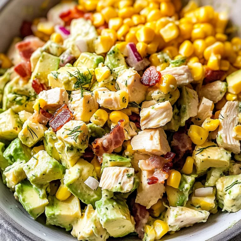 Avocado Chicken Egg Salad
