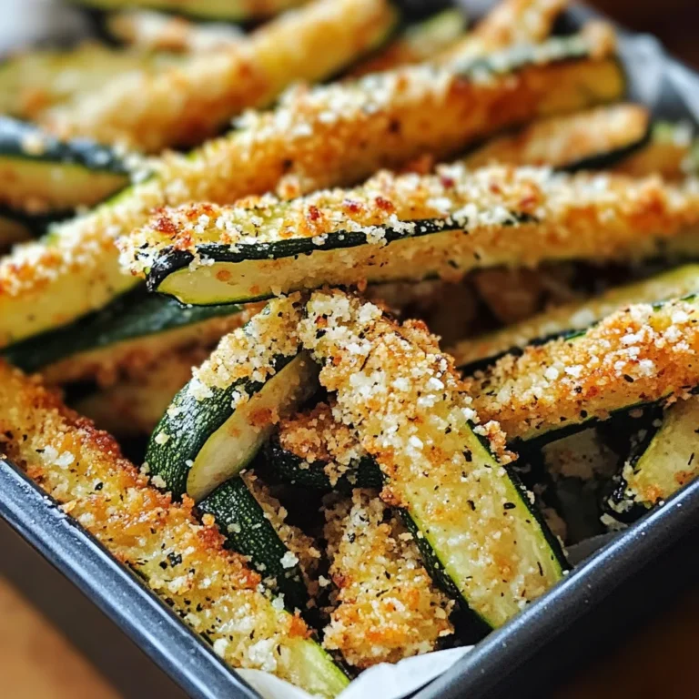 BAKED PARMESAN ZUCCHINI FRIES