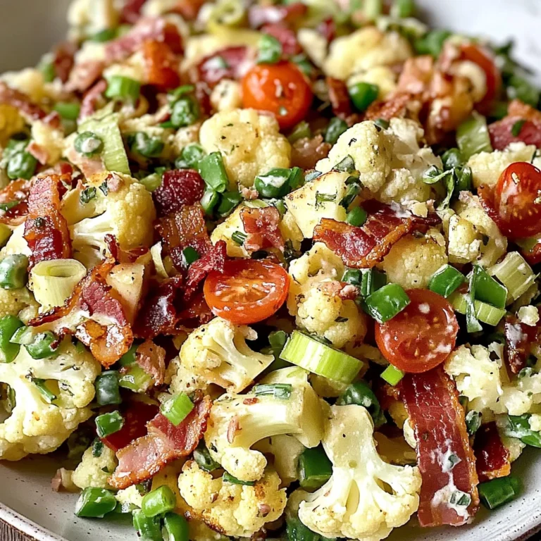 BLT Cauliflower Salad