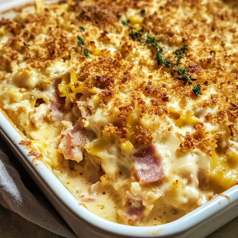 Chicken Cordon Bleu Casserole – Low Carb