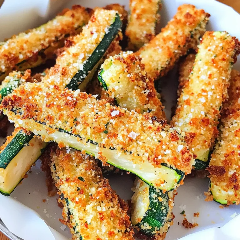 Crispy Breaded Air Fryer Zucchini Sticks