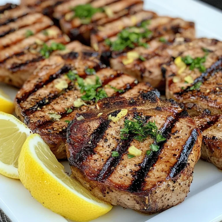 Easy Grilled Lemon Pepper beef Chops