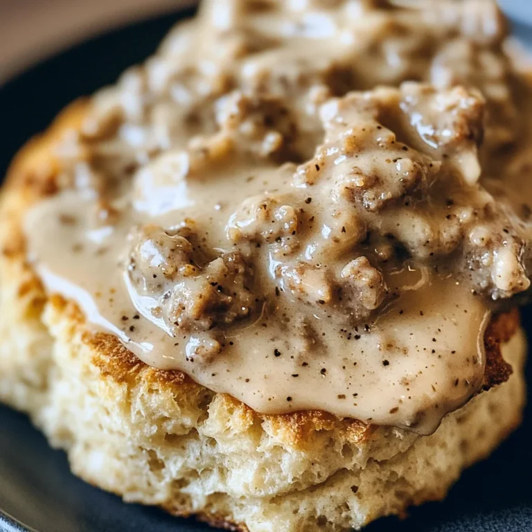 Keto Biscuits and Gravy