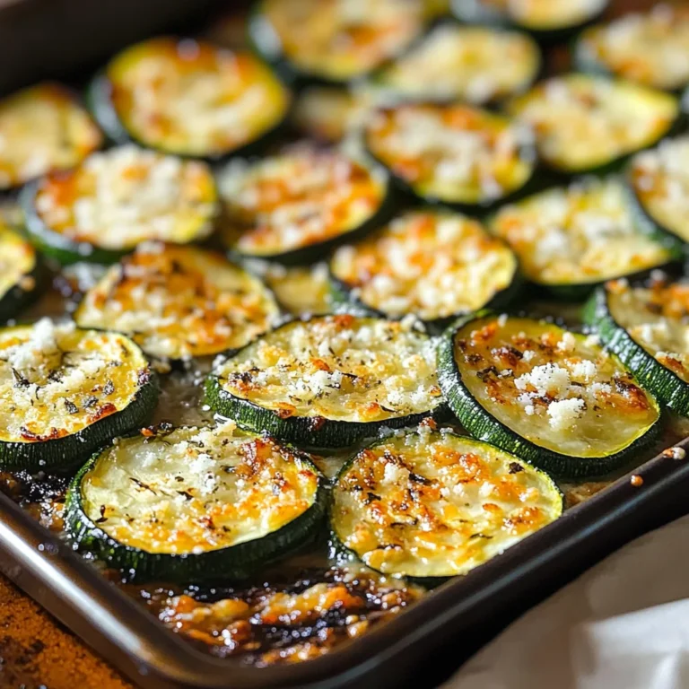 Oven Roasted Parmesan Zucchini
