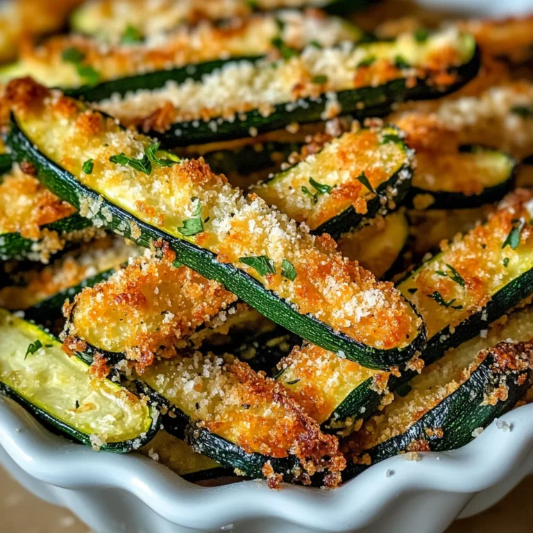 Parmesan Zucchini Fries