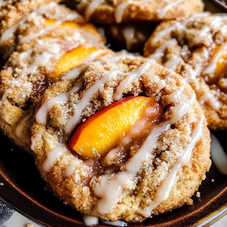 Peach Cobbler Cookies
