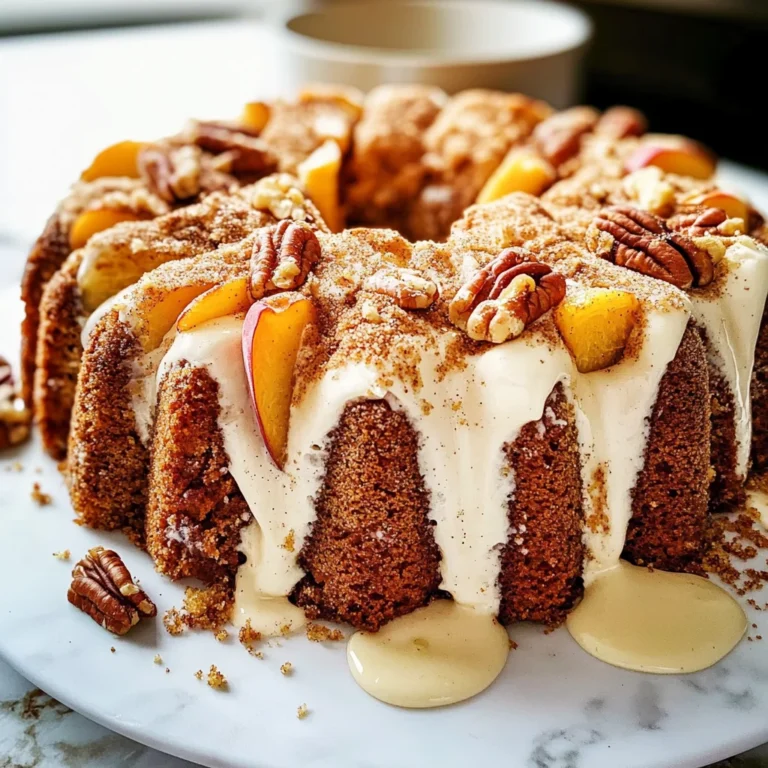 Peach Cobbler Pound Cake