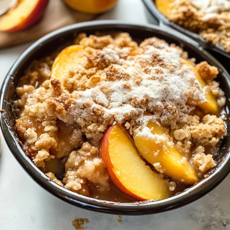 Peach Crisp