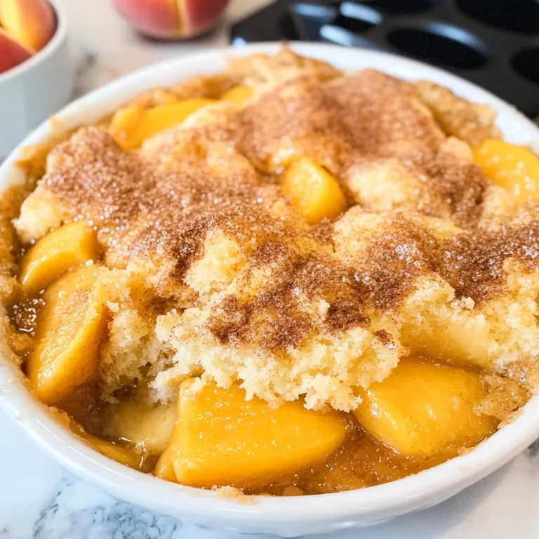 Peach Dump Cake