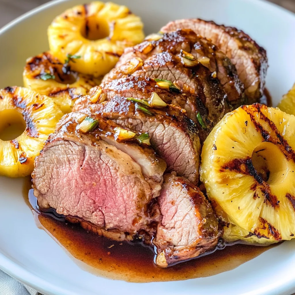 Pineapple beef Tenderloin