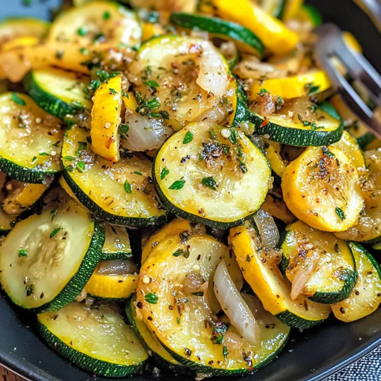 Sauteed Squash and Zucchini