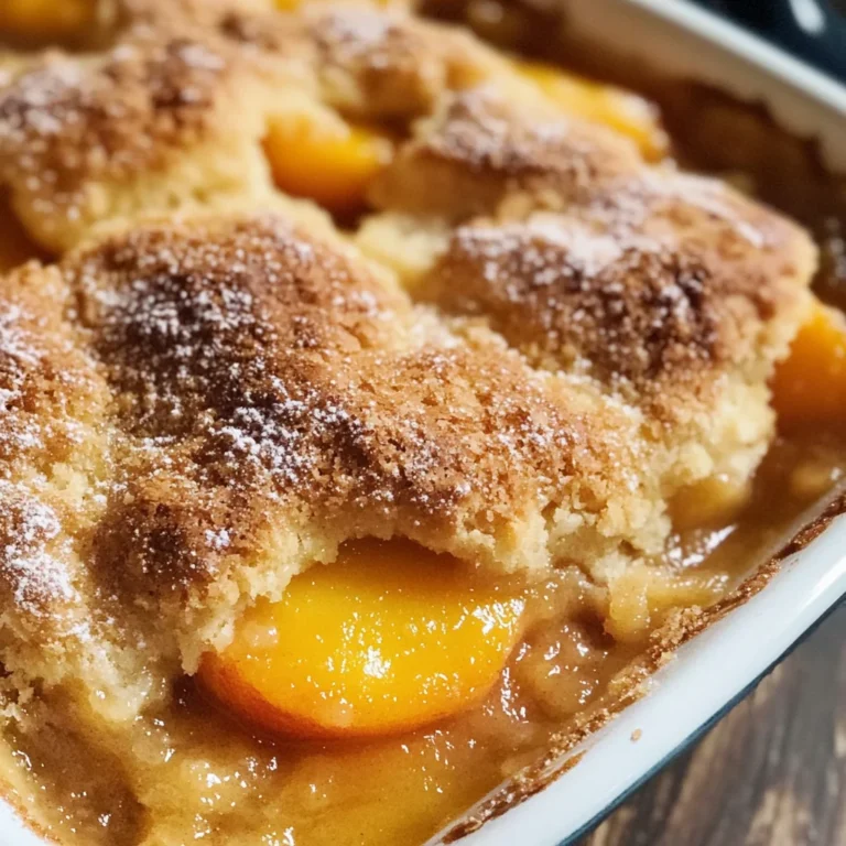 The Best Southern Peach Cobbler Recipe
