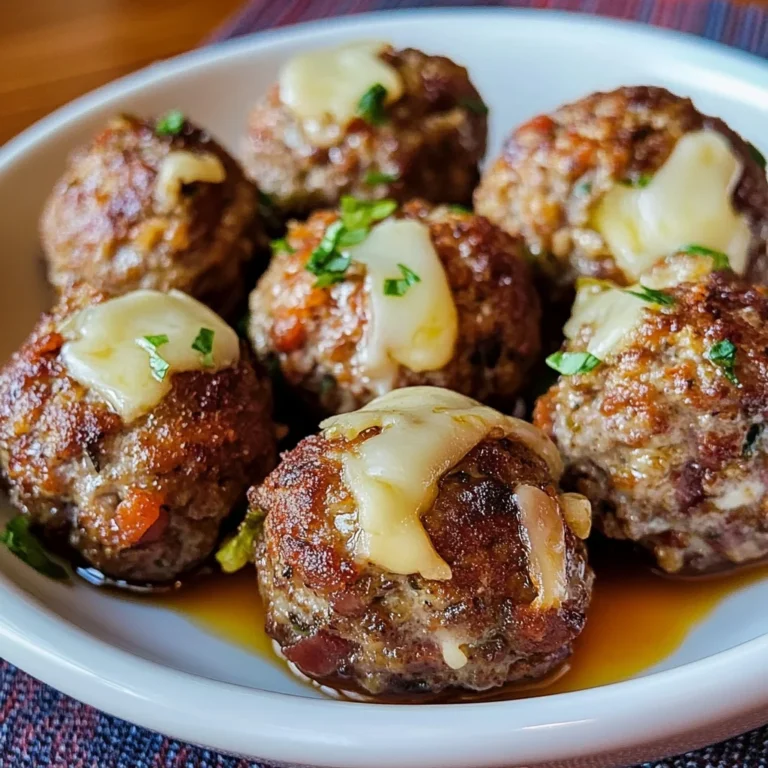 Turkey Bacon Cheeseburger Meatballs