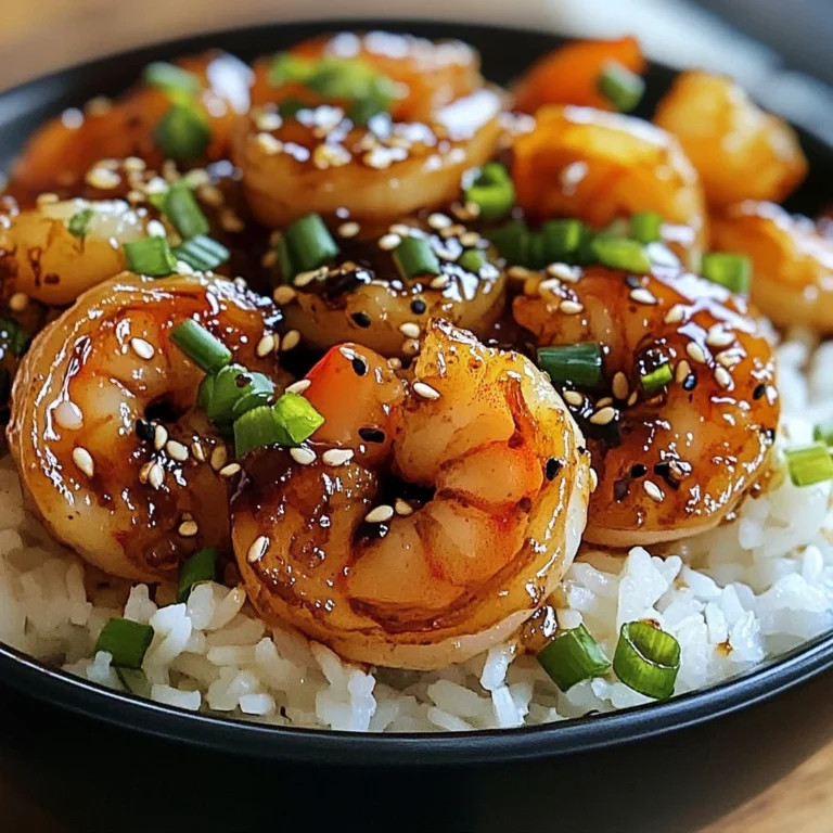20 Minute Honey Garlic Shrimp & Rice Bowl