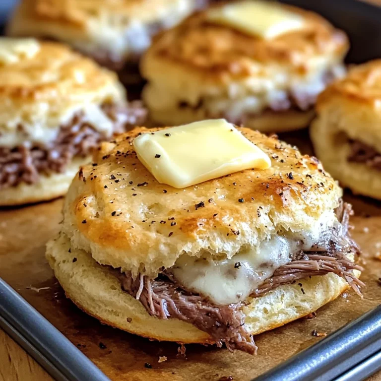 Baked French Dip Biscuits Recipe: A Comforting, Family-Friendly Meal
