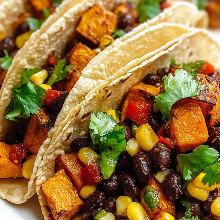 Black Bean Sweet Potato Tacos Recipe