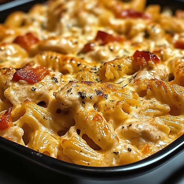 Cajun Cream Cheese Chicken Pasta Bake Recipe