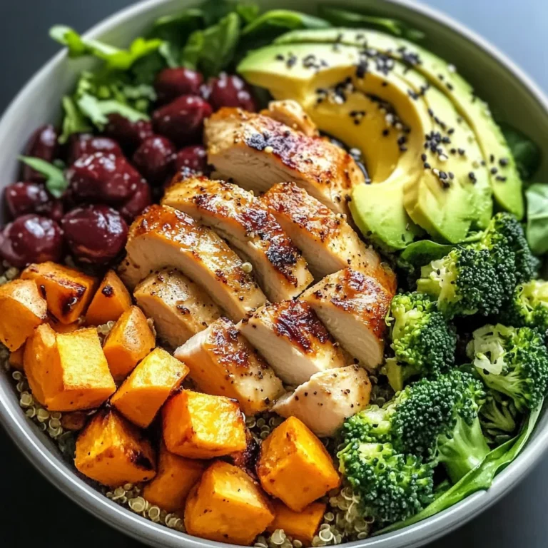 Chicken & Sweet Potato Buddha Bowl
