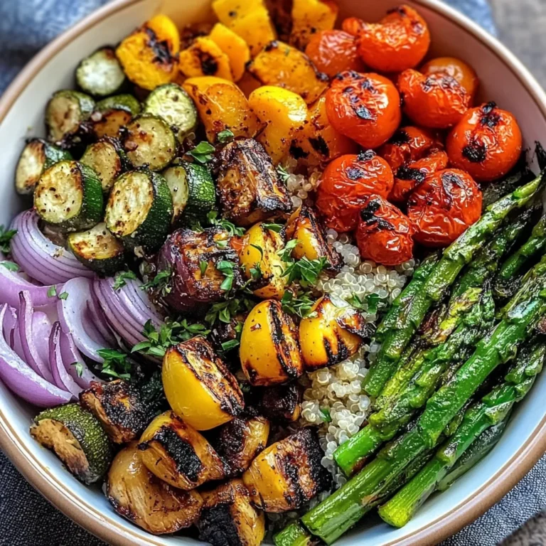 Grilled Veggie Bowl with Quinoa