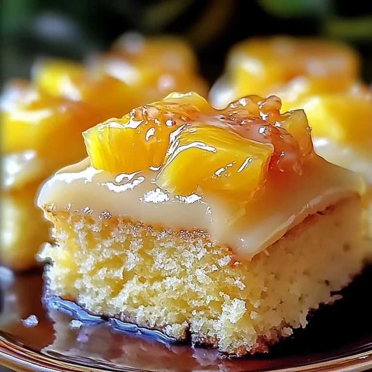 Juicy Pineapple Heaven Cake