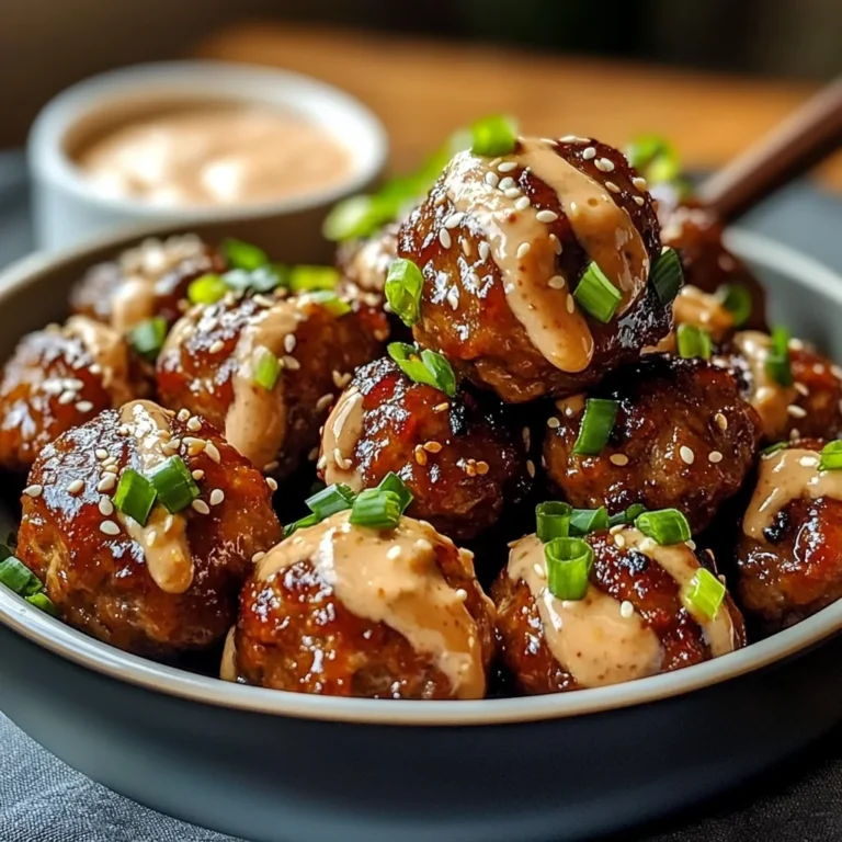 Korean BBQ Meatballs with Spicy Mayo Dip: A Flavor-Packed Beginner-Friendly Recipe