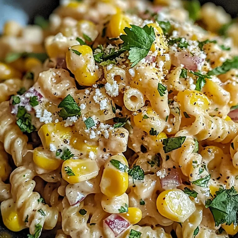 Mexican Street Corn Pasta Salad is a must-try dish!