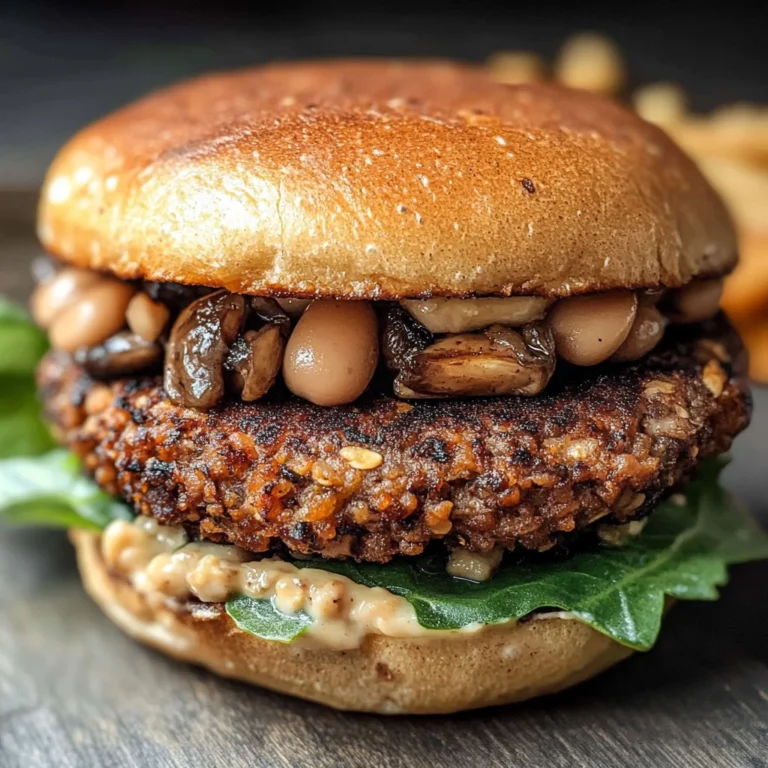 Mushroom Veggie Burgers