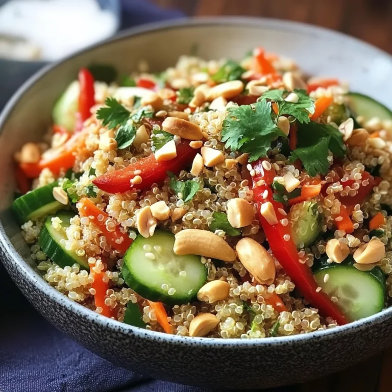 Thai Quinoa Crunch Salad: A Refreshing Healthy Delight!