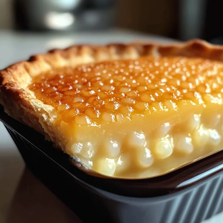 Baked Tapioca Pudding