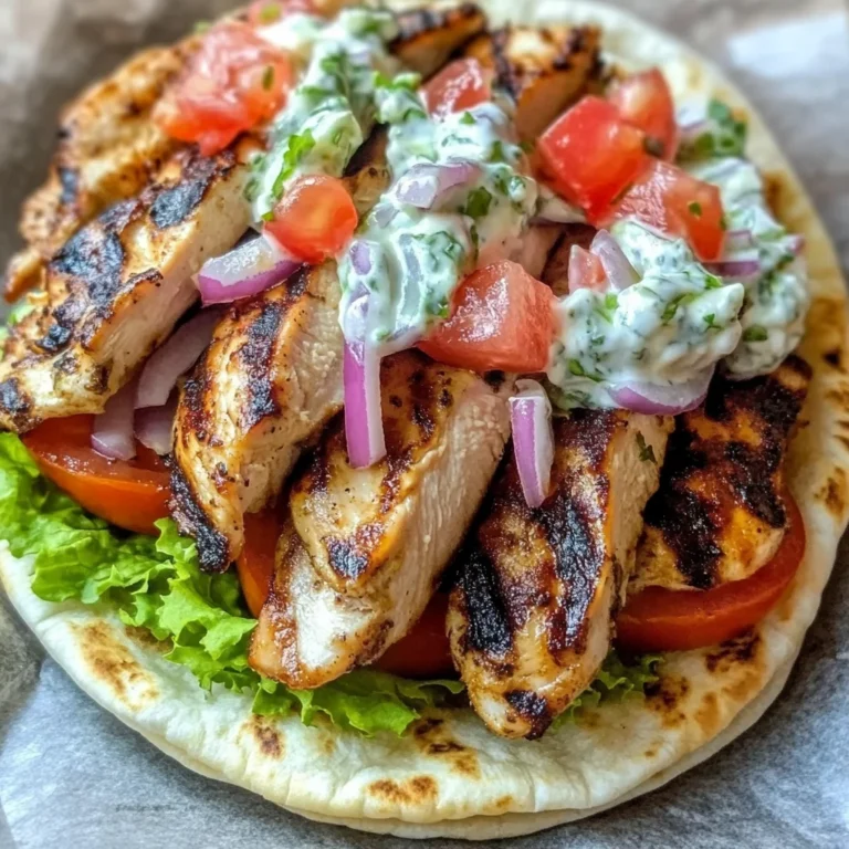 Chicken Pita Gyros