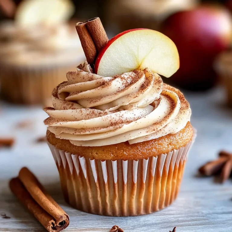 Cinnamon Apple Cider Cupcakes - Alrightwithme