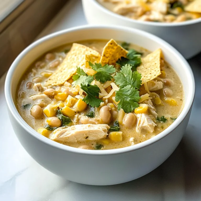 Creamy White Chicken Chili Recipe