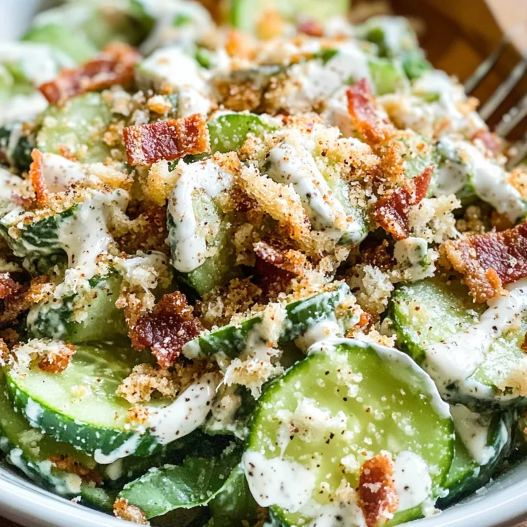 Cucumber Caesar Salad