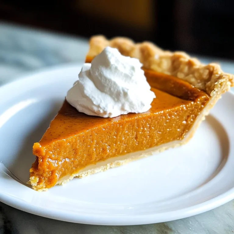 Easy Pumpkin Pie