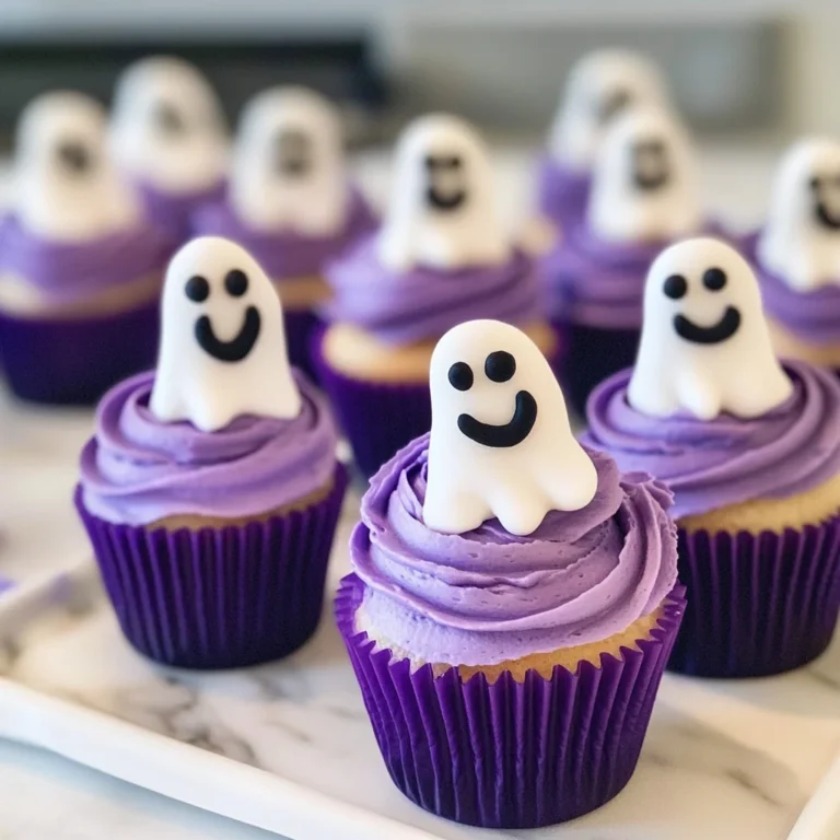Halloween Ghost Cupcakes