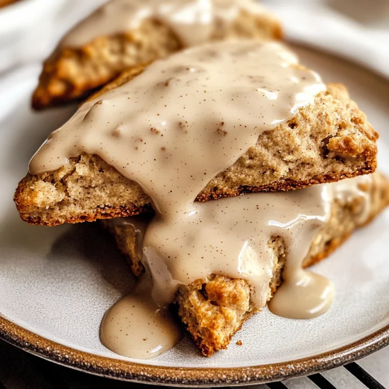 Homemade Chai Scones with Maple Chai Glaze