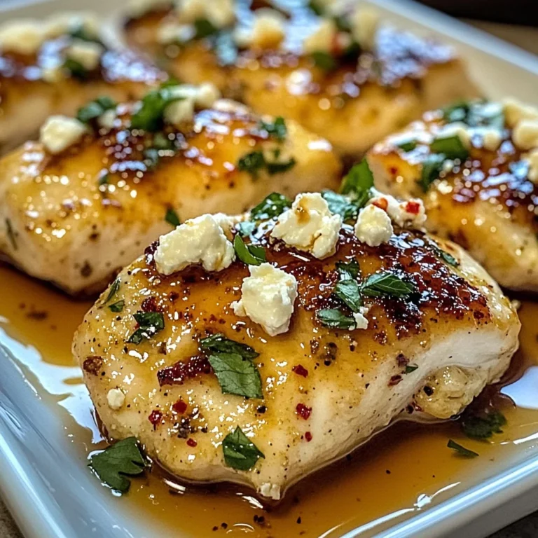 Hot Honey Feta Chicken Dish: A Deliciously Spicy and Savory Recipe