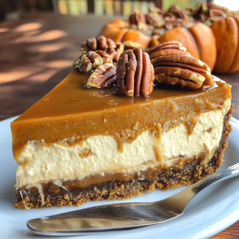 Pecan Pie Pumpkin Cheesecake