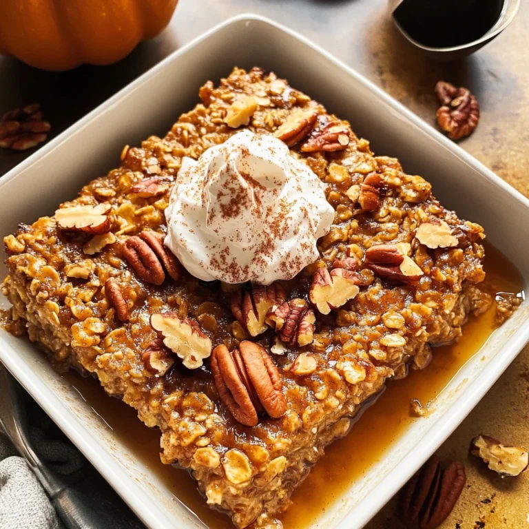 Pumpkin Baked Oatmeal