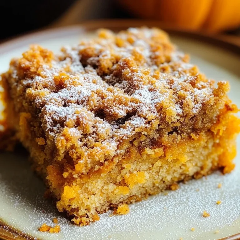 Pumpkin Coffee Cake