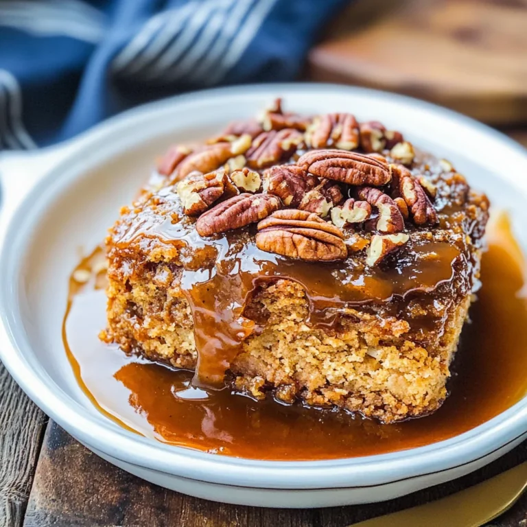 Pumpkin Pecan Cobbler