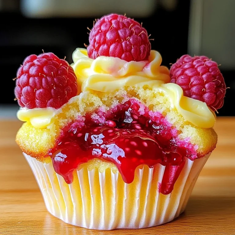 Raspberry Lemon Heaven Cupcakes