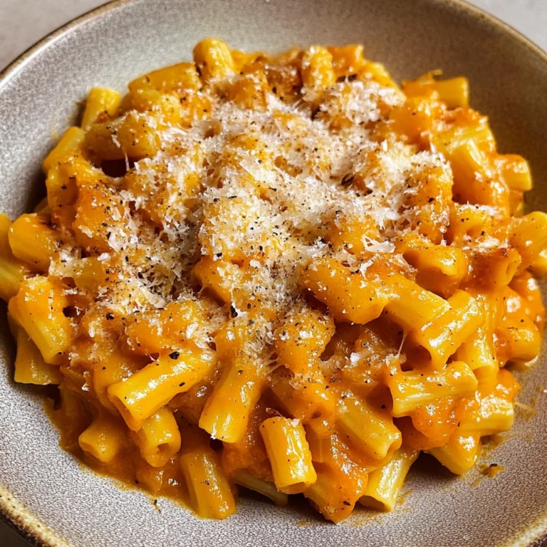 Roasted Pumpkin and Garlic Pasta