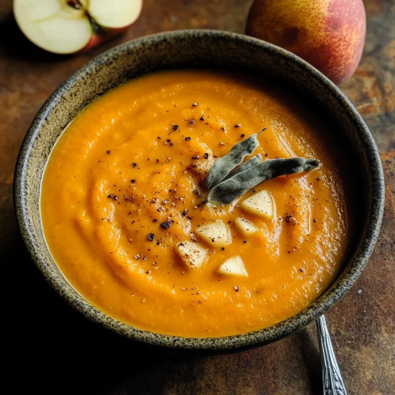 Sweet Potato and Apple Soup