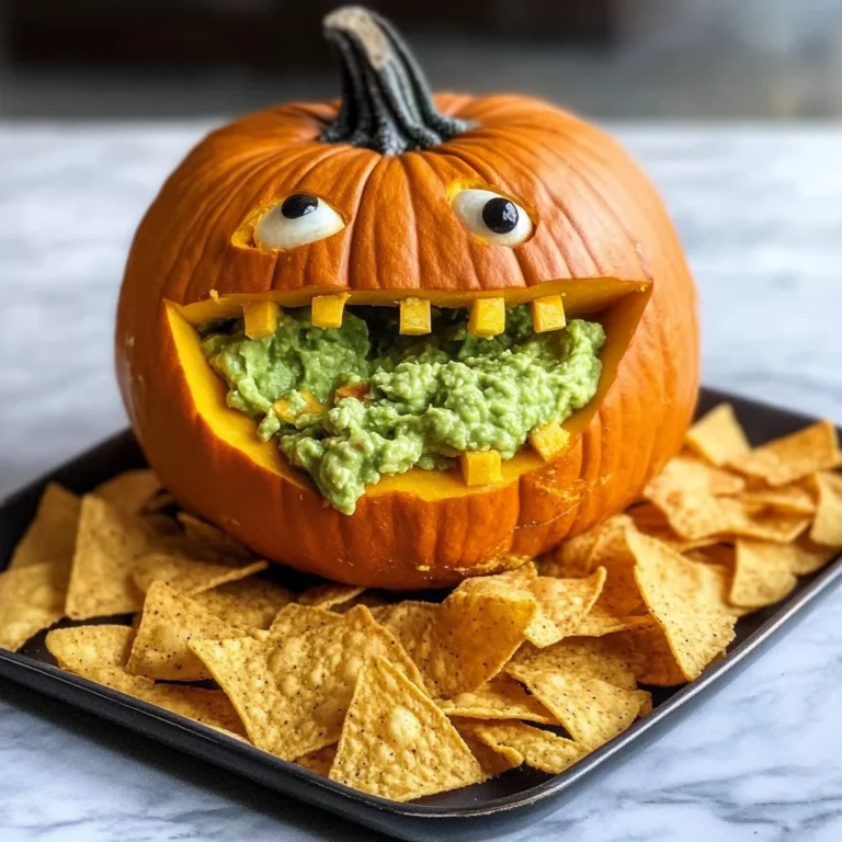 Throwing Up Pumpkin Guacamole Recipe
