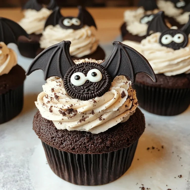Vegan Oreo Bat Cupcakes