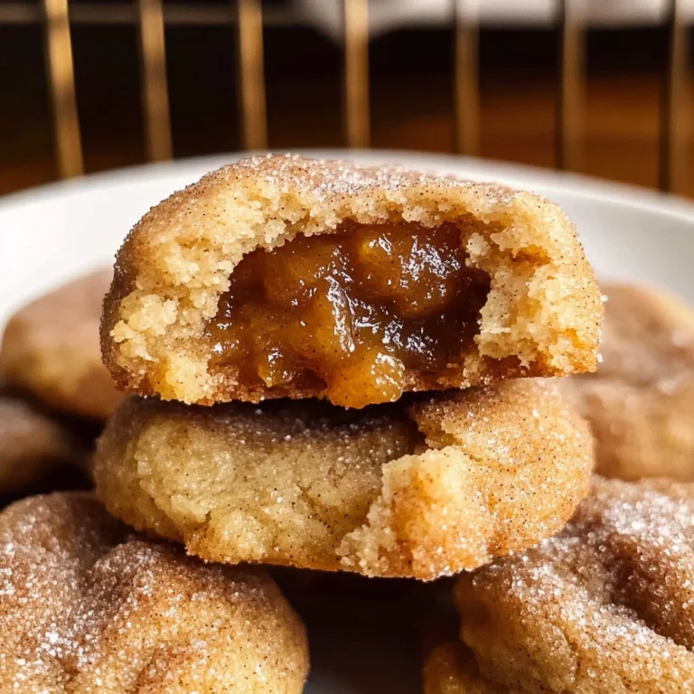 Apple Butter Snickerdoodle Cookies
