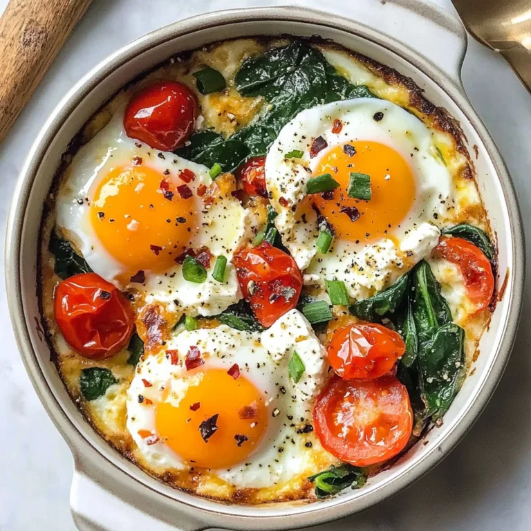 Baked Feta Eggs