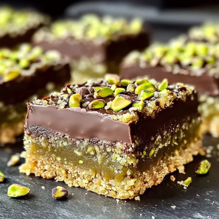 Brown Butter Dubai Pistachio Chocolate Chip Cookie Bars 🍪